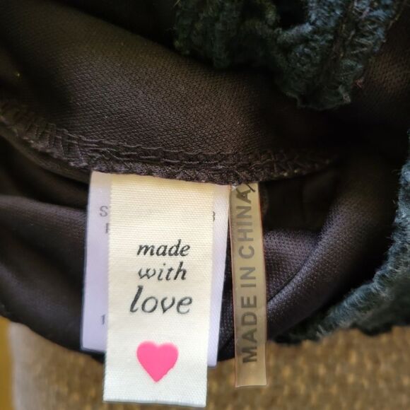 🤑 3 for $20 - TEA & CUP Black Sleeveless Eyelet Shorts Romper Size S - Picture 5 of 7